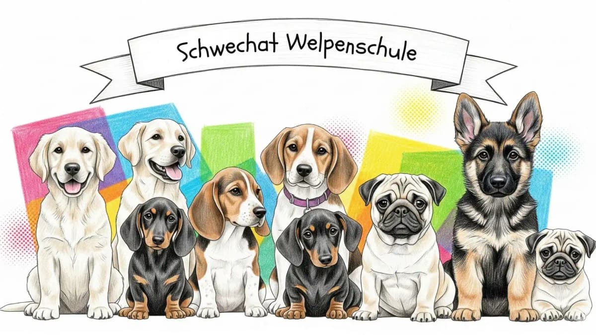 Welpenschule Schwechat: Welpen lernen Kommunikation